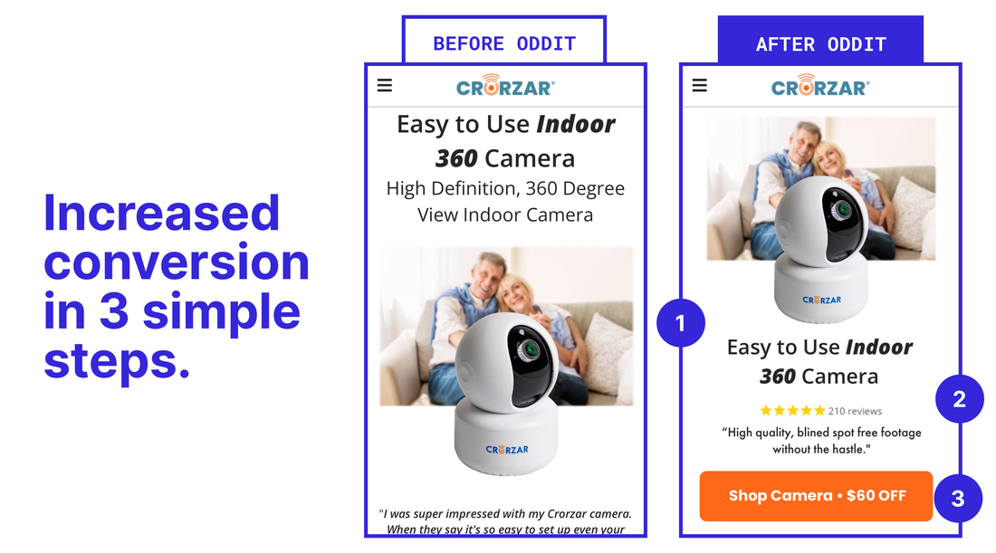 Increase conversion in 3 simple steps